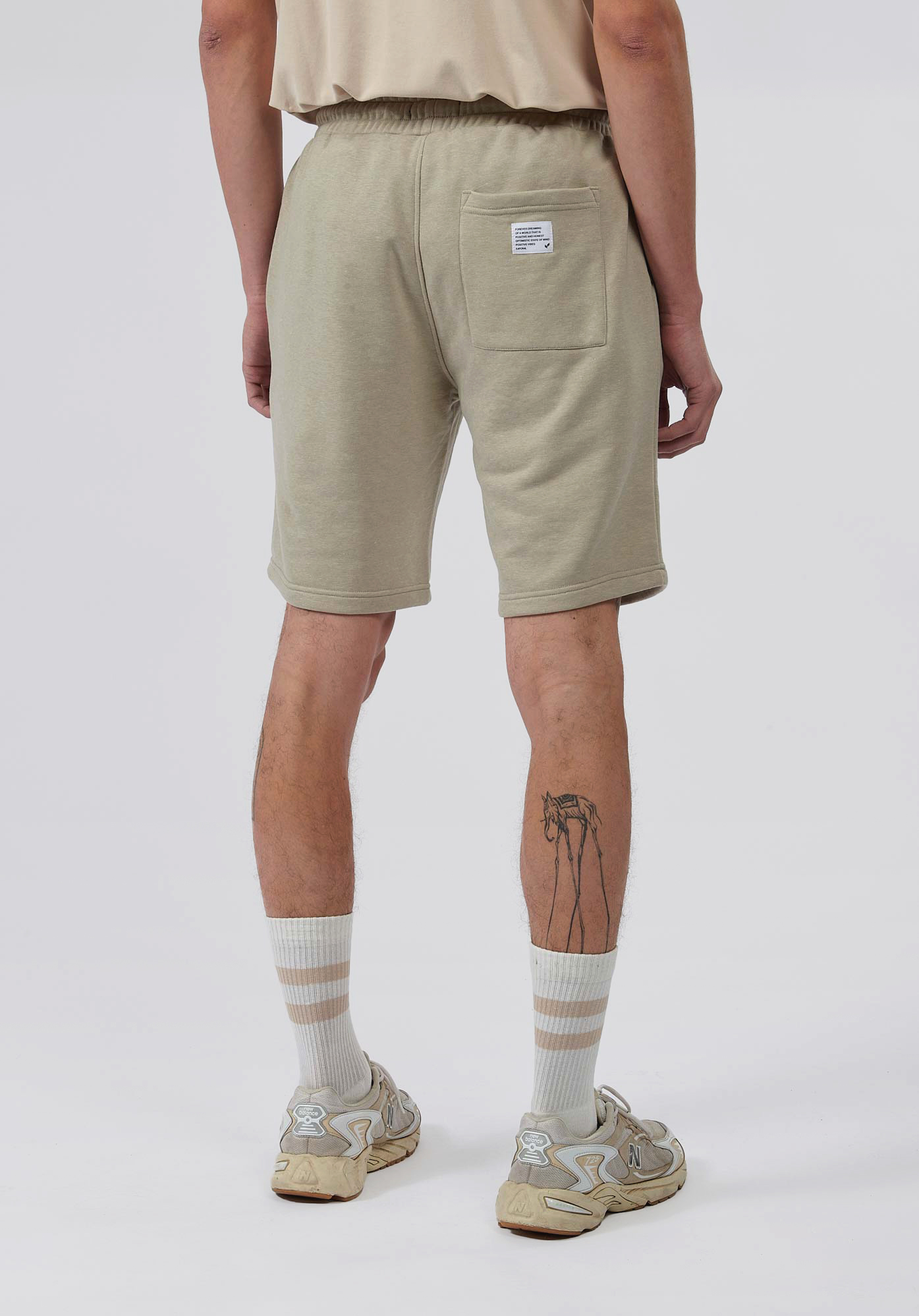 BILO   Short jogging beige homme