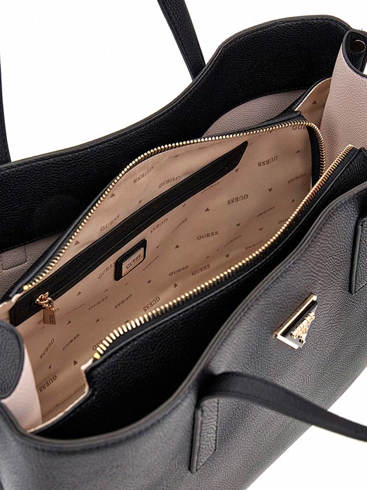 Guess Schultertasche in Schwarz - (B)37 x (H)29 x (T)11 cm günstig kaufen onesize