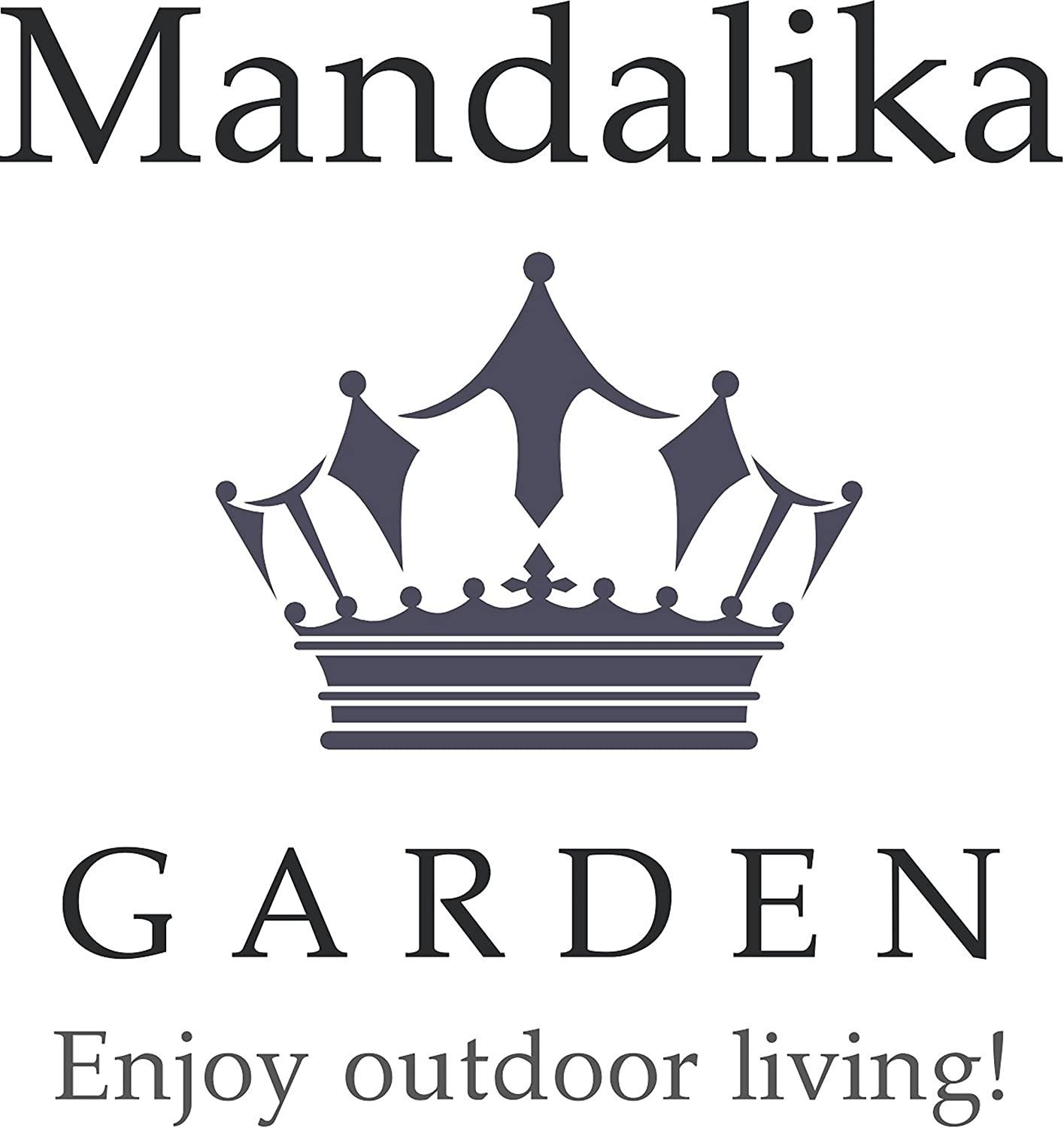 MANDALIKA Garden Plattenständer für Sonnenschirme aus Edelstahl in silber Sonnenschirm Ständer, für Stöcke bis Ø 48 mm