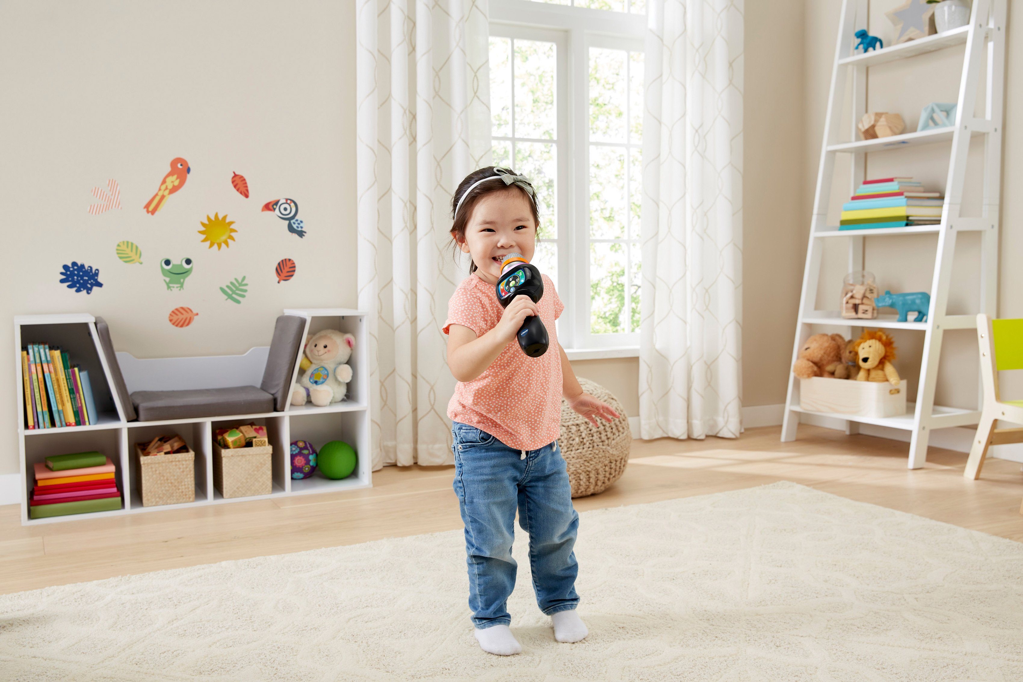Vtech® Mikrofon VTechBaby, Magisches Singspaß-Mikrofon, mit Licht, Bluetooth-Funktion und Stimmverzerrer