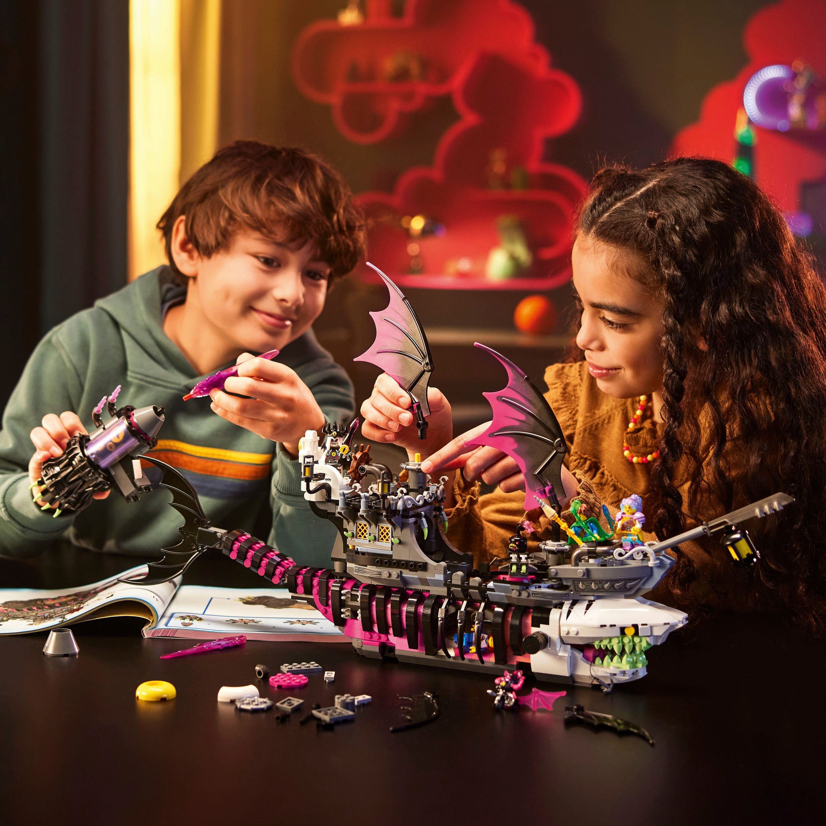 LEGO® Konstruktionsspielsteine Albtraum-Haischiff (71469), LEGO® DREAMZzz™, (1389 St), Made in Europe