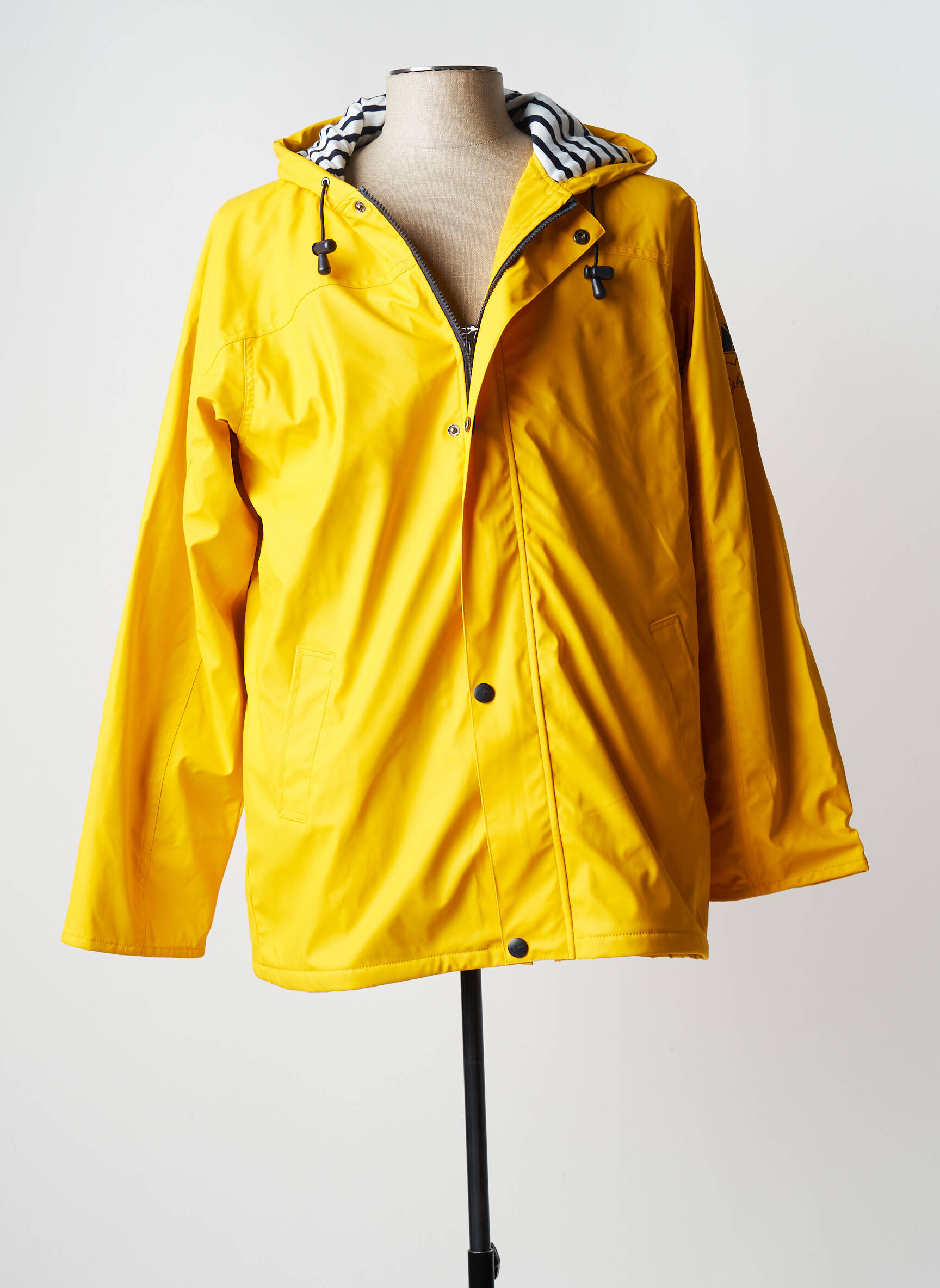 Breizh Ocean Impermeables Trenchs Femme couleur jaune
