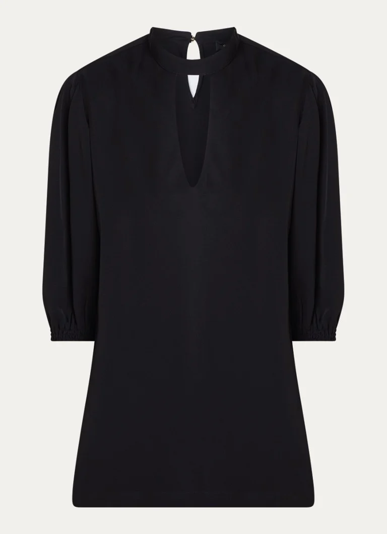 Claudia Sträter Tunic with keyhole and balloon sleeve