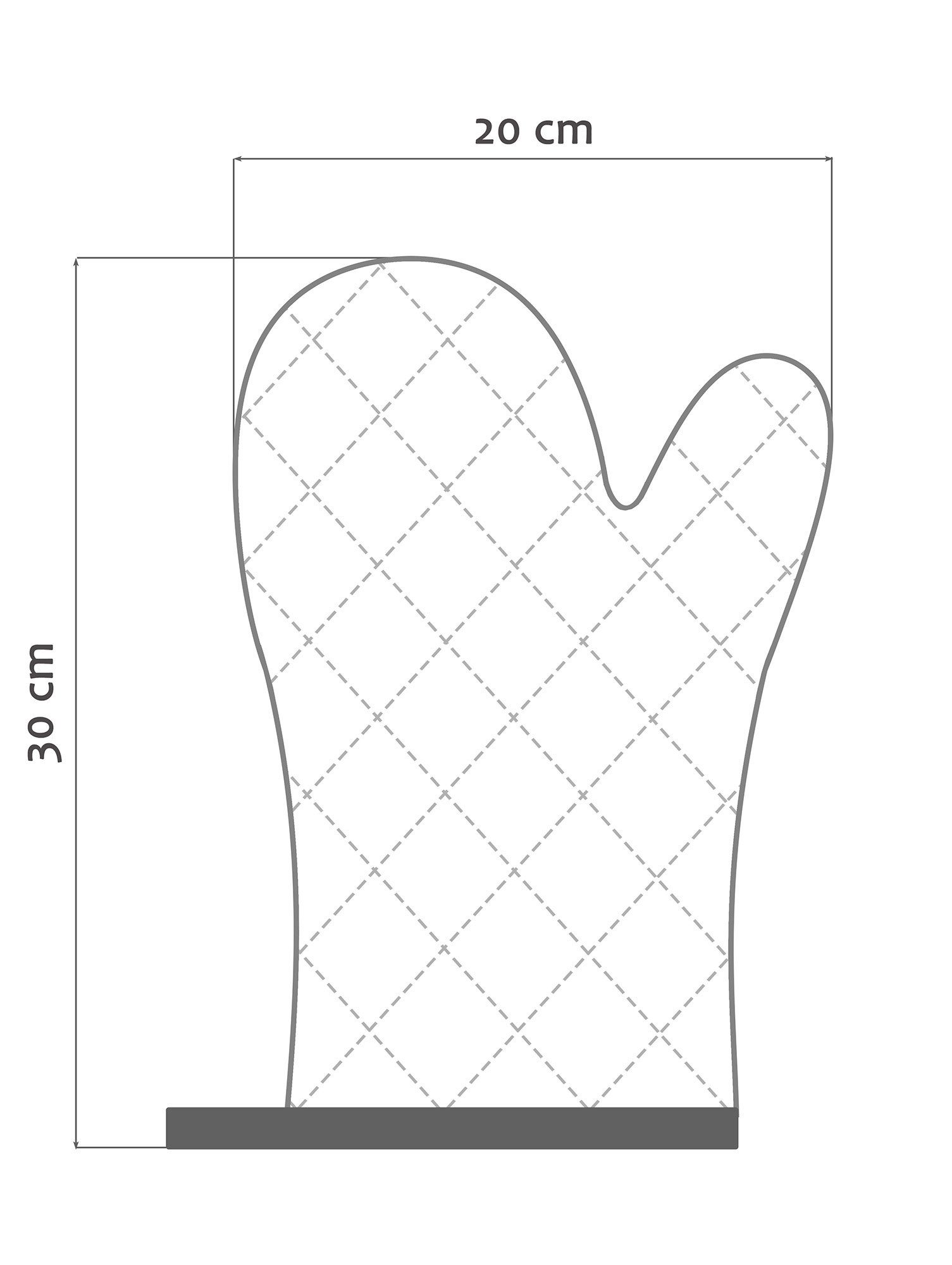Lashuma Topfhandschuhe Gemüse, (Set, 2-tlg), Küchenhandschuhe bedruckt, Backhandschuhe 30x20 cm
