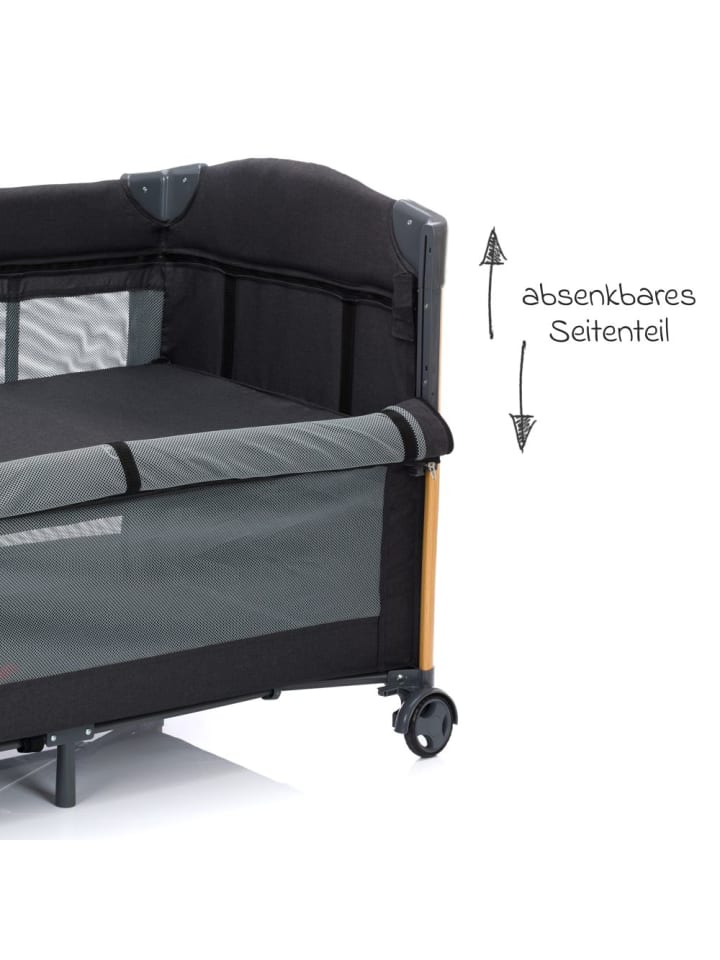 fillikid 2 in 1 Reisebett & Beistellbett Cadiz in in grau günstig kaufen onesize