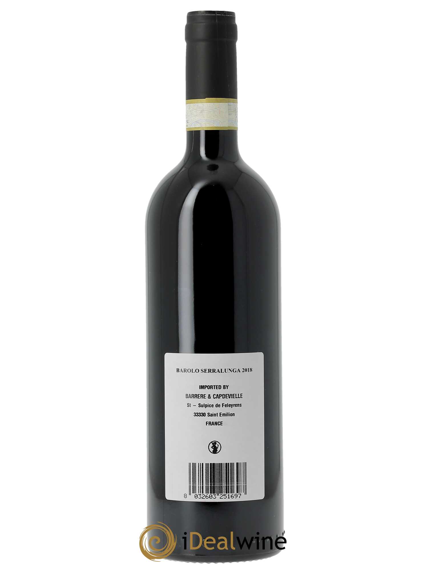 Barolo DOCG Luigi Pira Serralunga  2018 - Lot de 1 Bouteille
