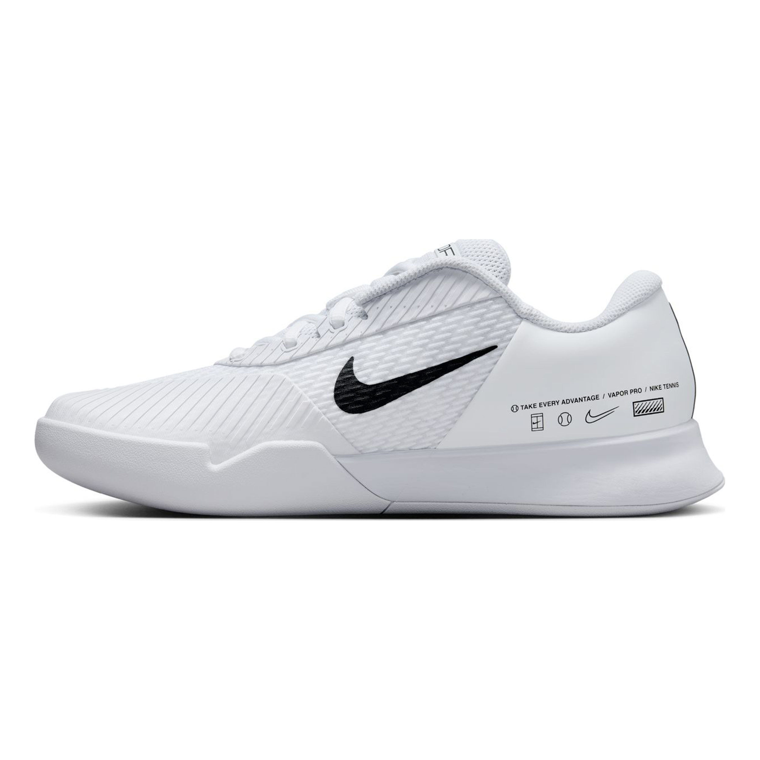 Zoom Vapor Pro 2 Teppichschuh Herren - Weiß, Schwarz