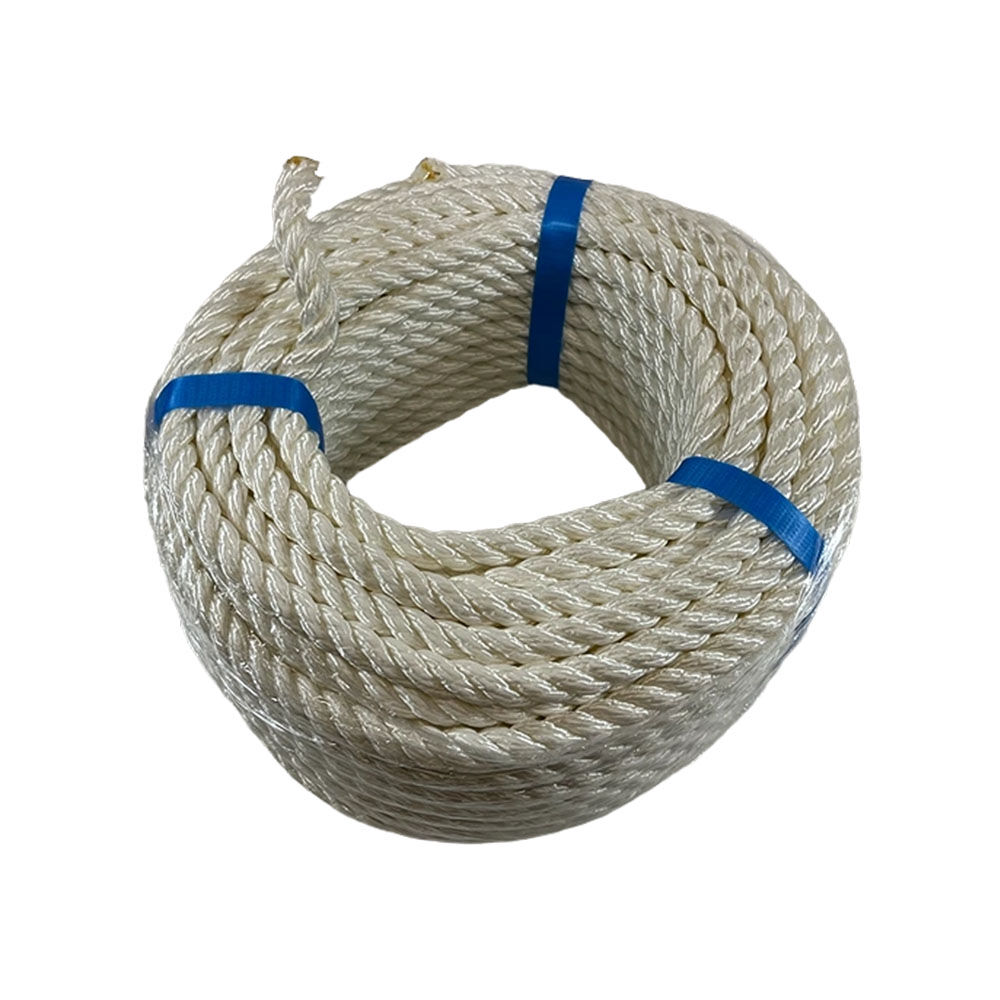 3-tråds polyesterrep, Corderie Mesnard, 10mm - 25m