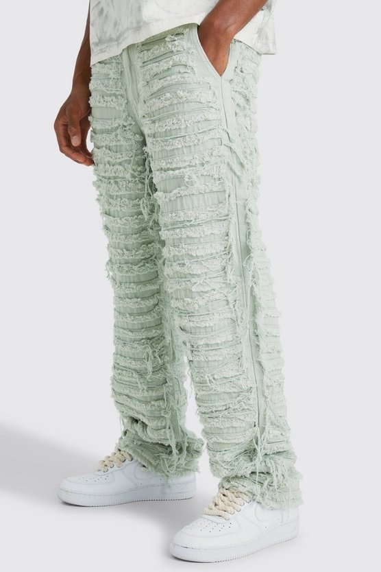 Lockere, zerrissene Hose