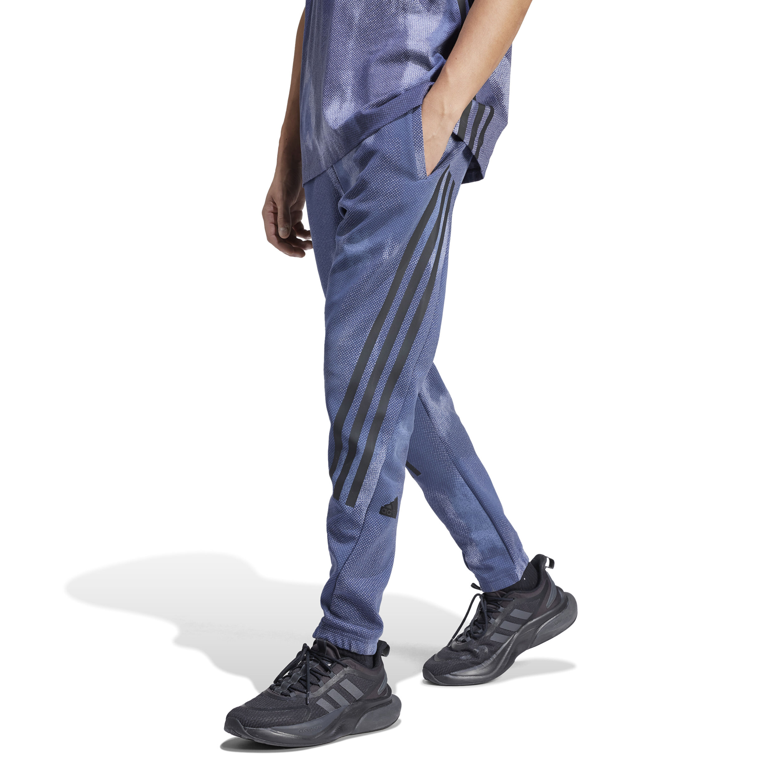 Future Icon 3 Stripes Pant Trainingshose Herren - Blau, Grau