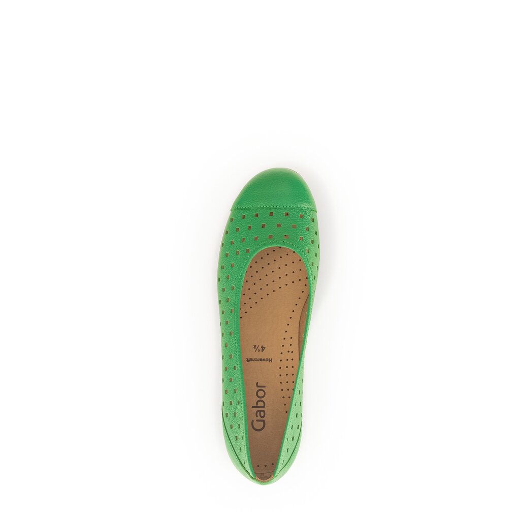 Gabor fashion Sportliche Ballerina grün