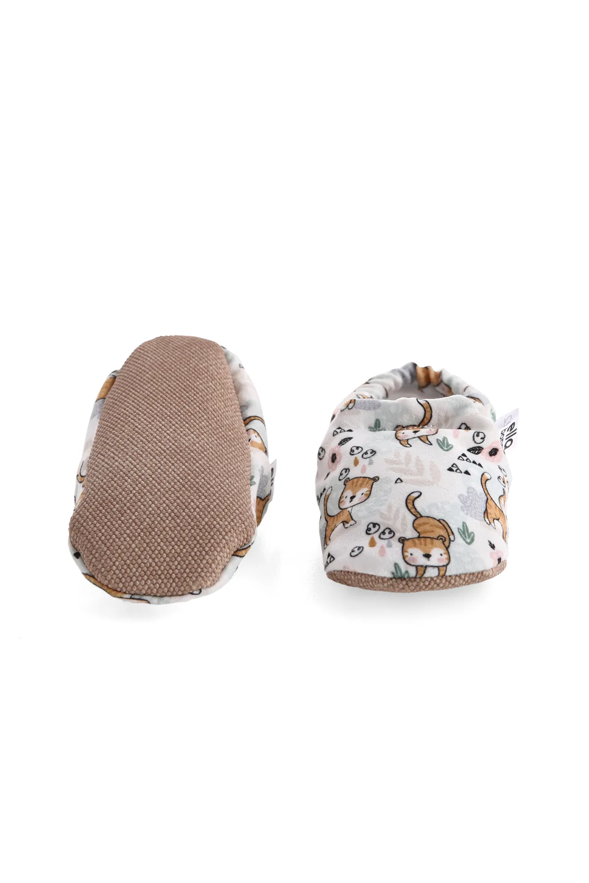 Ella Bonna  Babyschuhe mit rutschfester Sohle, Katzenmuster, Heimstiefel, Hausschuhe, Kinderzimmerschuhe, Hausschuhe
