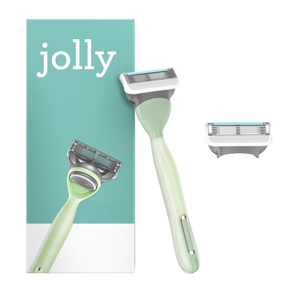 jolly jolly Rasoir Turquoise - 2 Lames Rasoirs