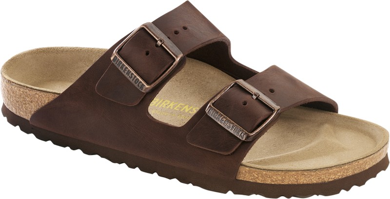 BIRKENSTOCK Pantoletten braun Arizona Leder