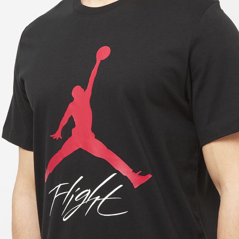 JORDAN Jumpman Flight HBR Tee black/gym red