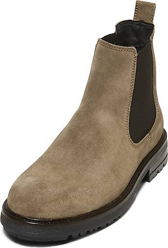 Marc O'Polo Chelsea-Boot aus edlem Velours-Rindleder