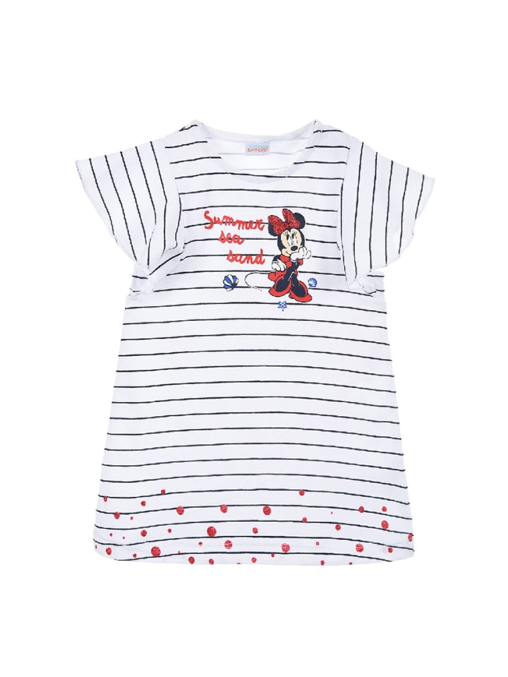 Disney Minnie Mouse 2tlg. Outfit: Kleid und Stirnband Schleife in Dunkel-Blau günstig kaufen