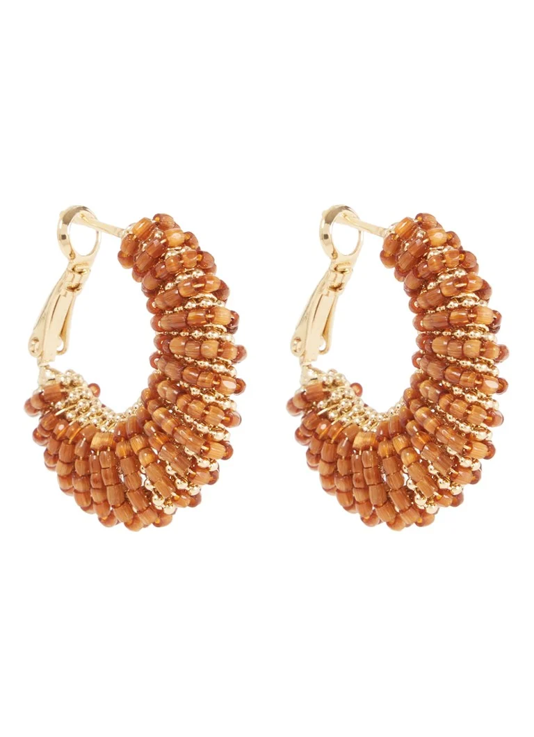 Επιχρυσωμένα σκουλαρίκια Gas Bijoux Izzia