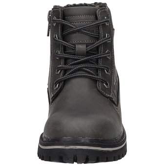 Tom Tailor Schnür Boots in schwarz