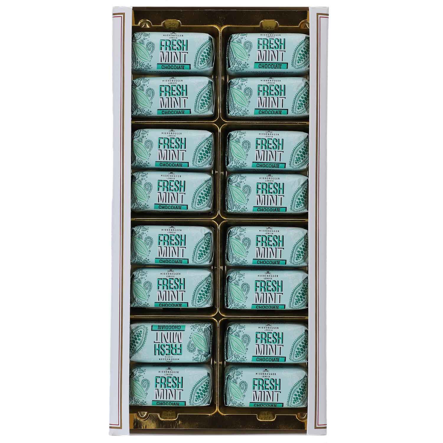 Niederegger Chocolate Klassiker Fresh Mint 80x12,5g