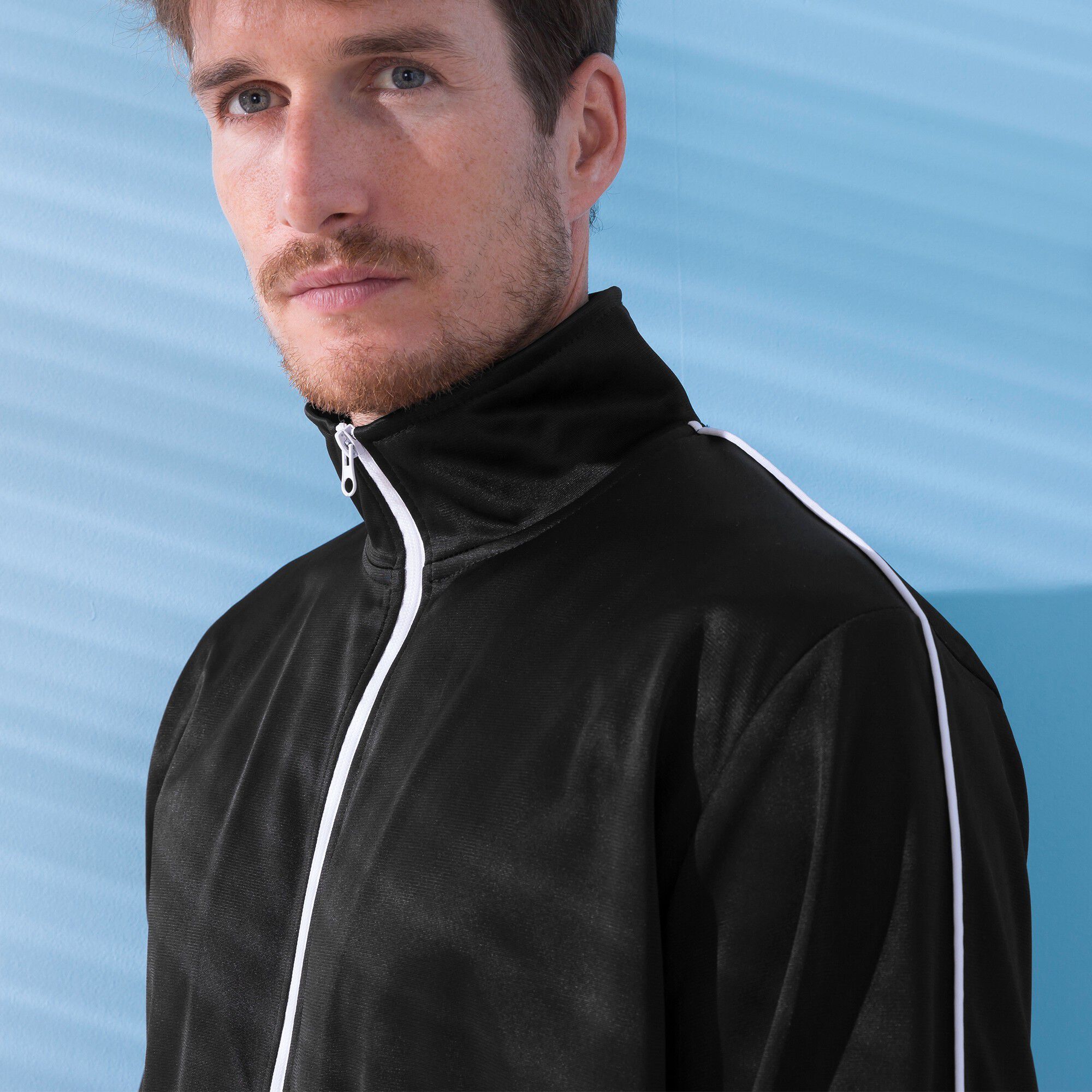 Veste sport microfibre zippée