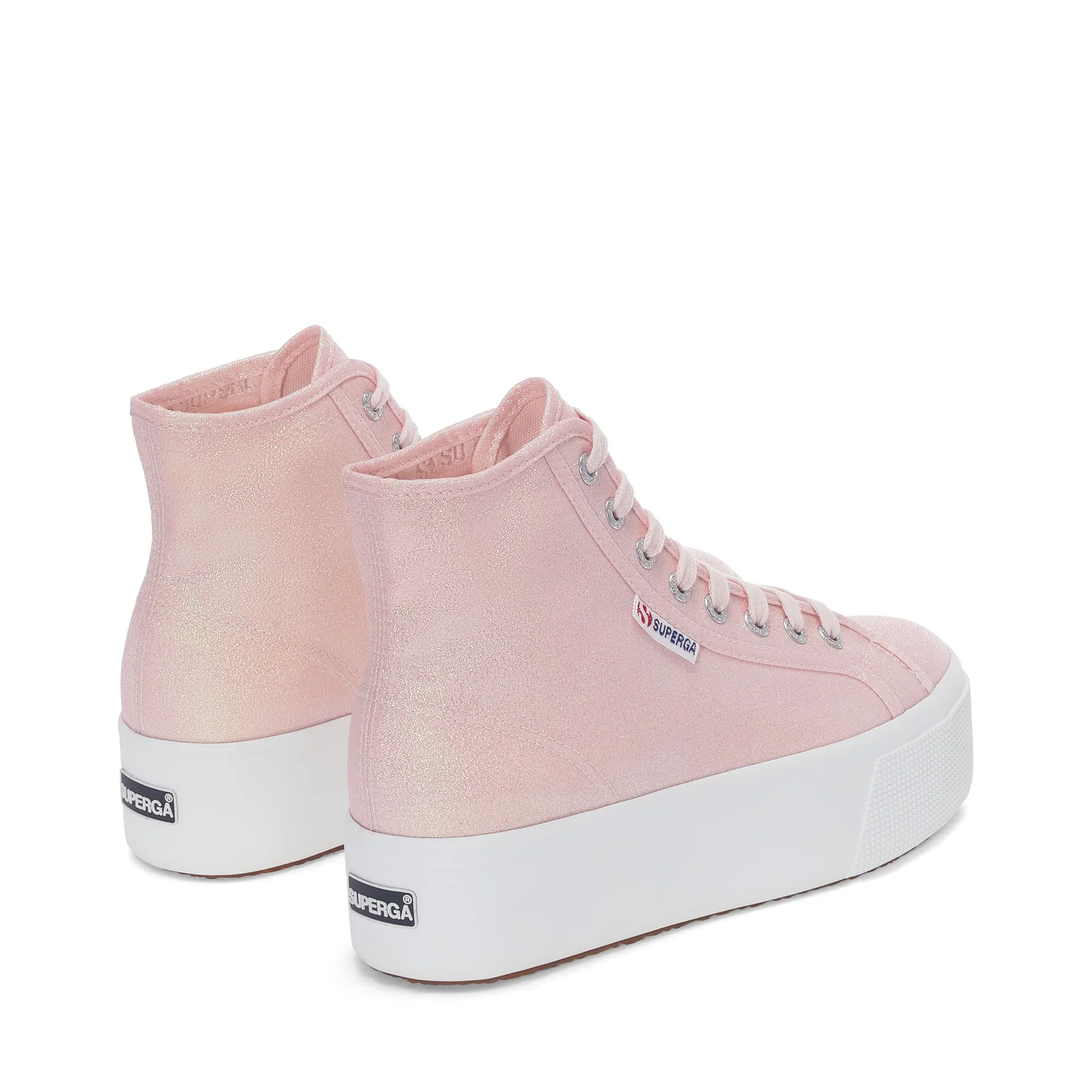 2708 HI TOP LAME-PINK ISH IRIDESCENT