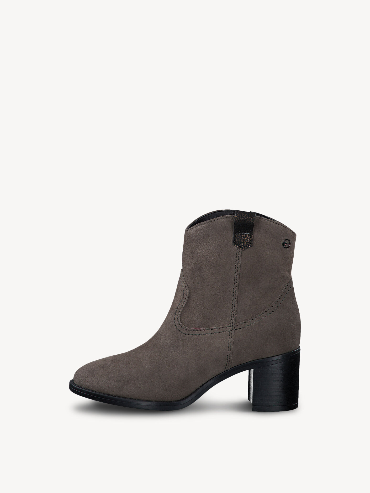 Bottes de cow-boy en cuir - beige
