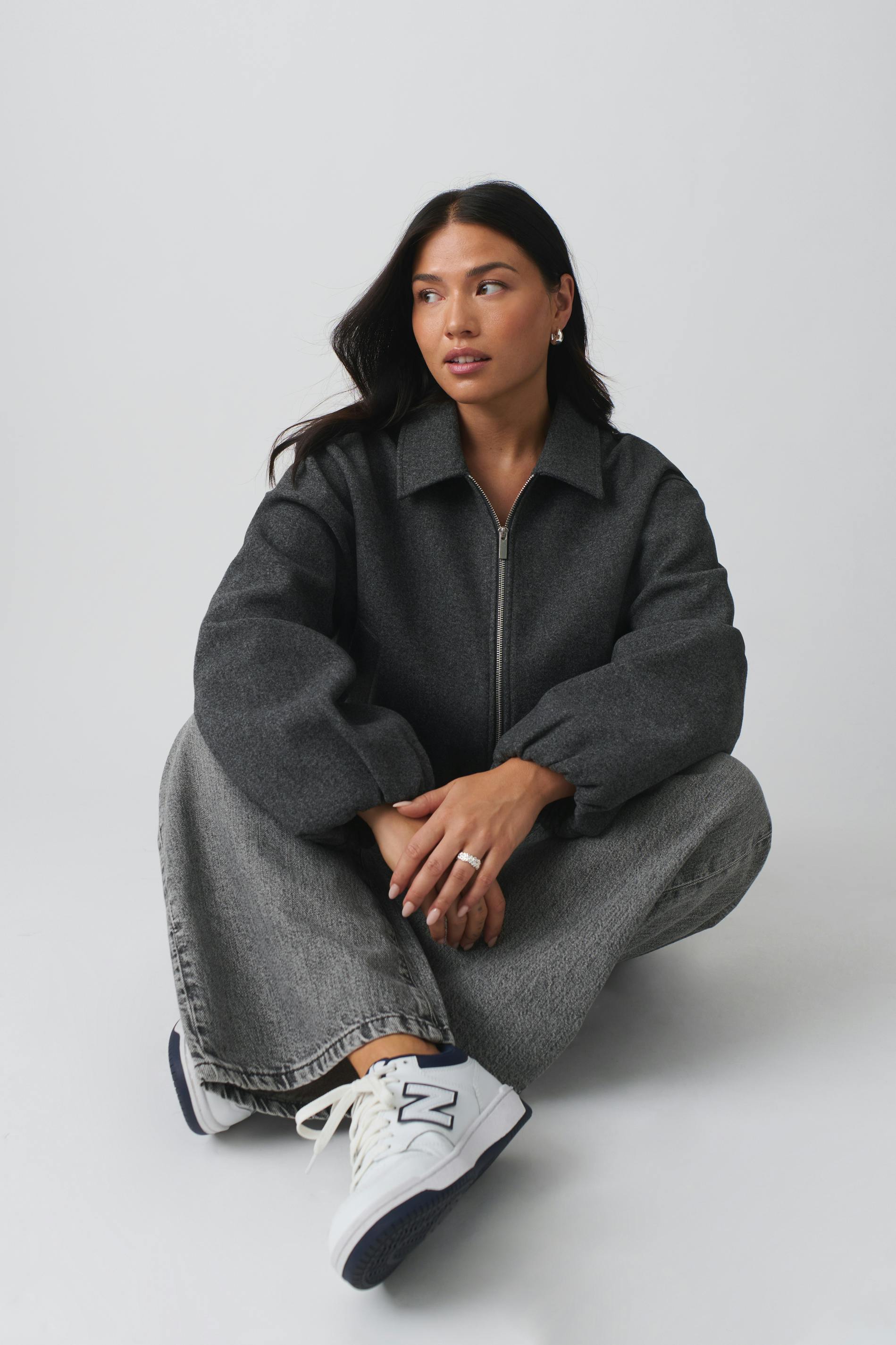 Short felt jacket