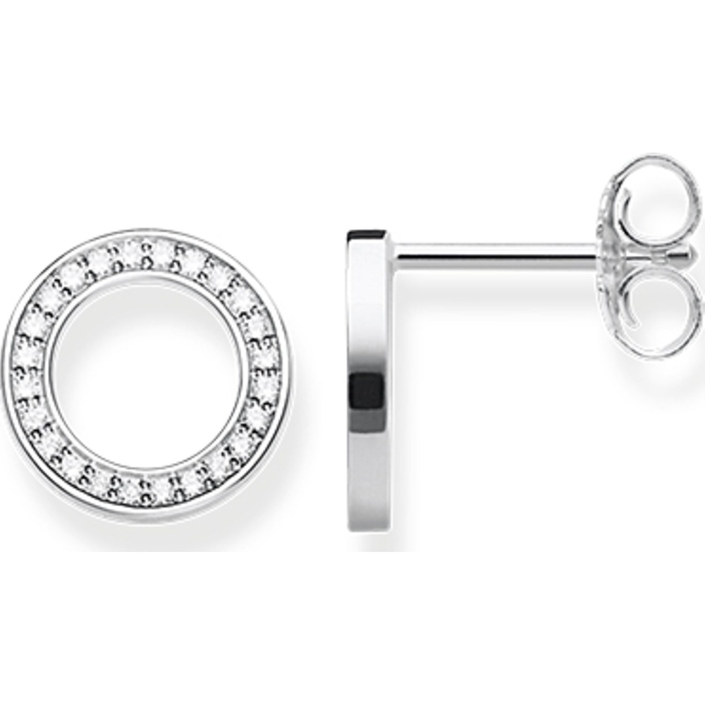 Thomas Sabo Boucles d'oreilles à fermoir à poussette 925 Argent Boucles d'oreilles