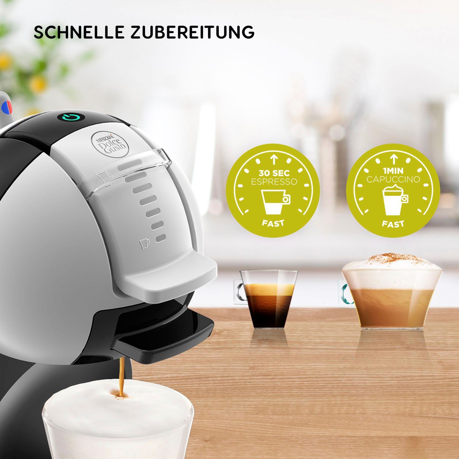 NESCAFÉ® Dolce Gusto® Kapselmaschine KP123B Mini Me, inkl. 3 Pakete Nescafé Dolce Gusto Latte Macchiato im Wert UVP € 17,97