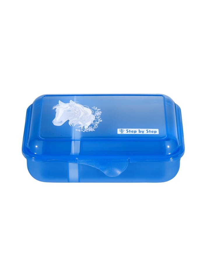Step by Step Brotzeitbox, mit Klickverschluss in Horse Lima, Blau günstig kaufen onesize