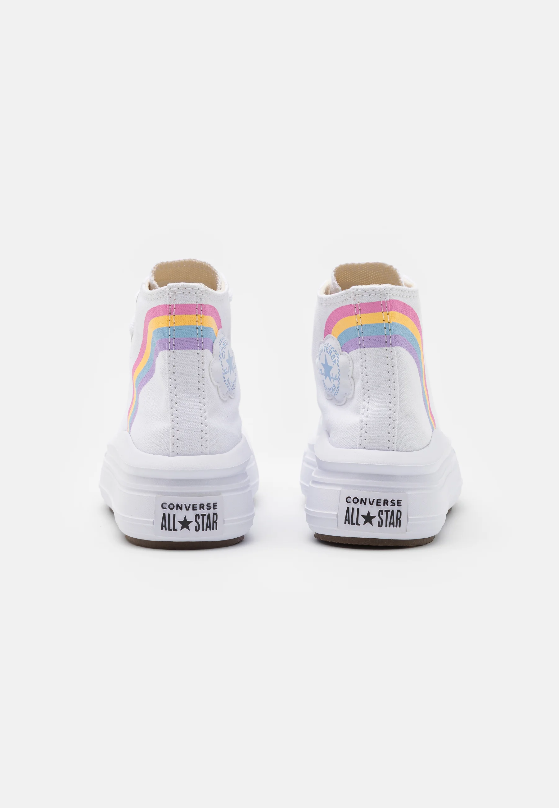 Converse CHUCK TAYLOR ALL STAR MOVE PLATFORM RAINBOW CLOUD - Zapatillas altas