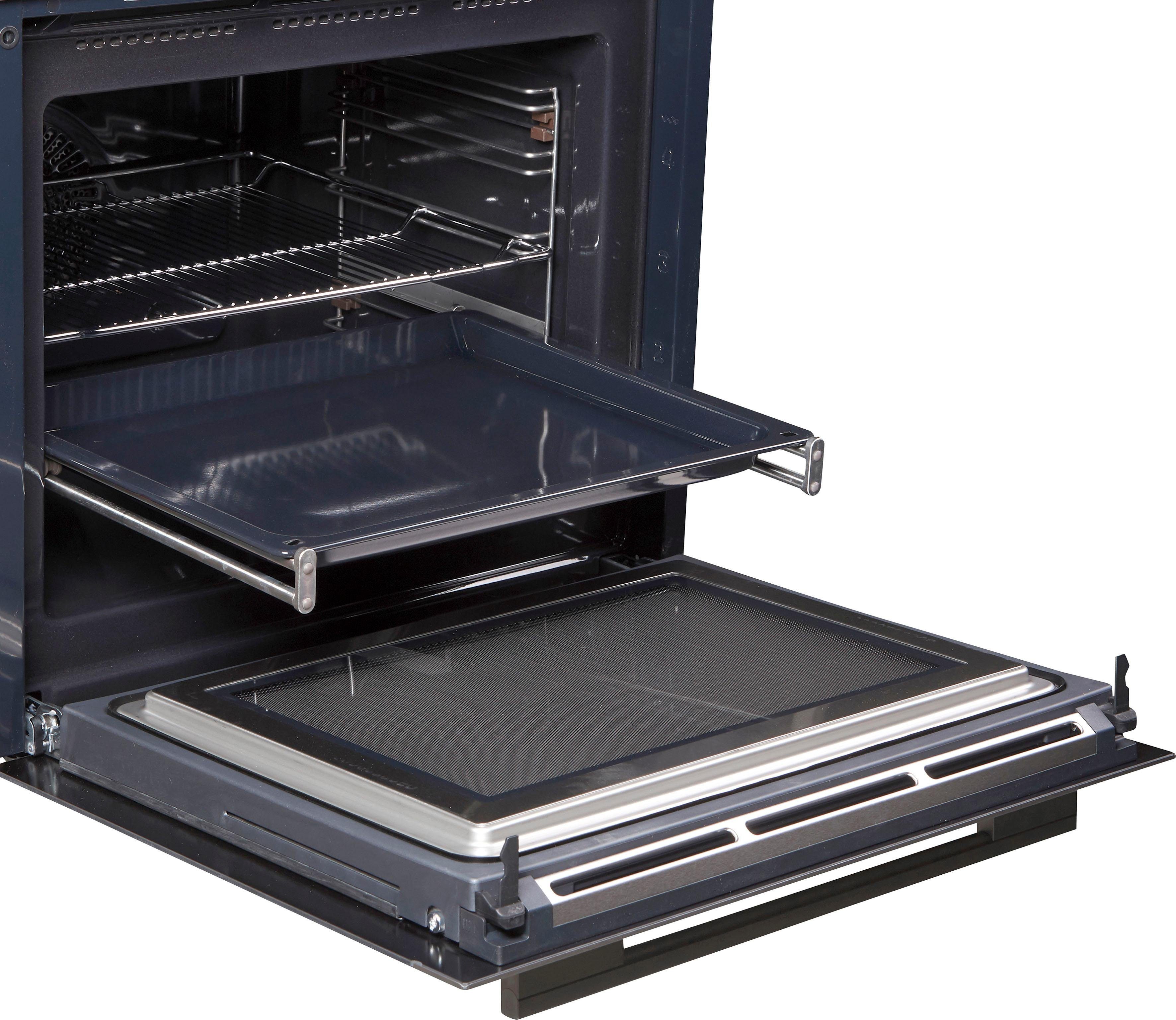 SIEMENS Pyrolyse Backofen iQ700 HM676G0S6, mit 1-fach-Teleskopauszug, Aqua-Reinigungsfunktion, mit 4D-Heißluft