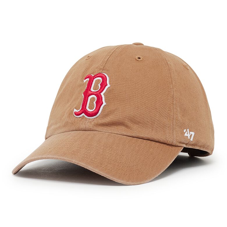47 Brand MLB Boston Red Sox '47 Clean Up Cap 'B' camel