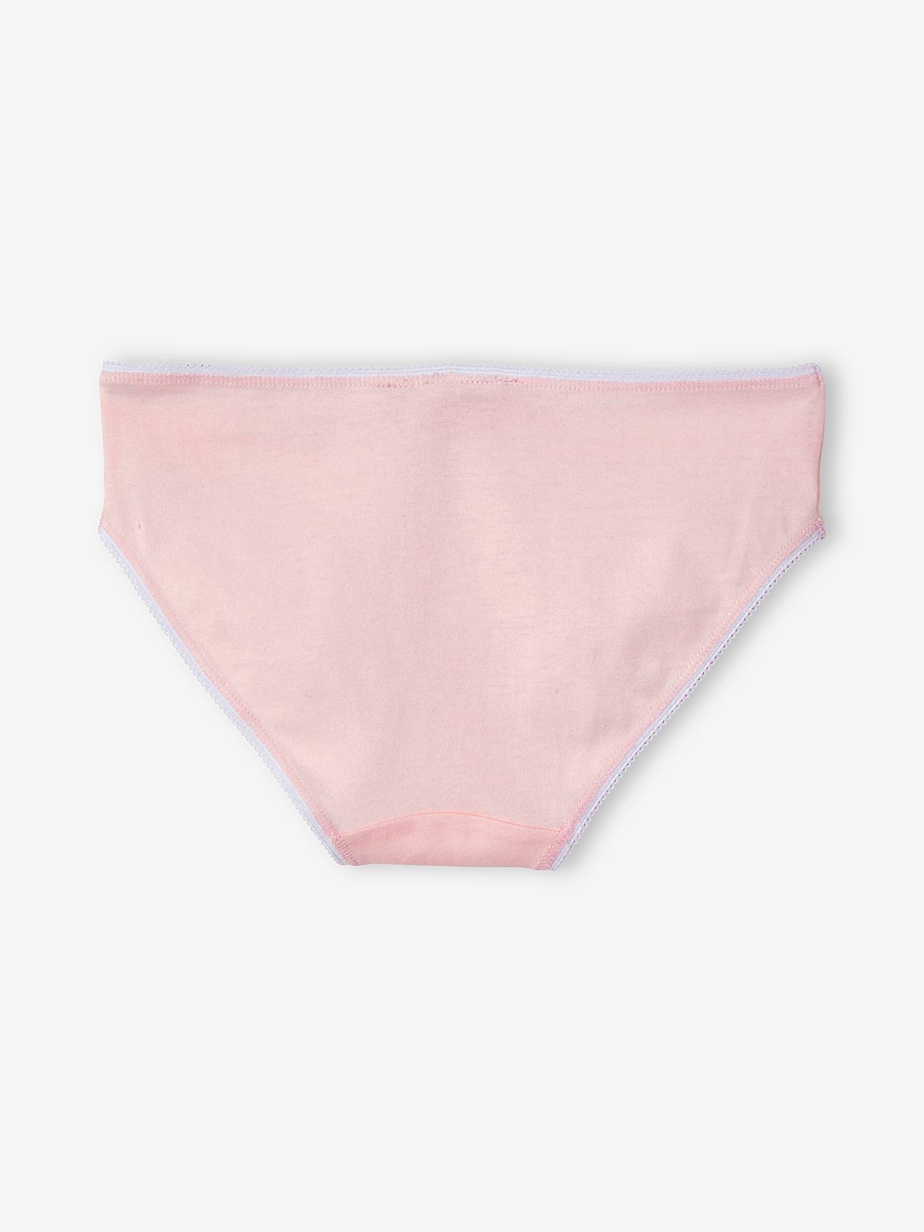 Lot de 3 culottes fille Miraculous® rouge / gris chiné / rose