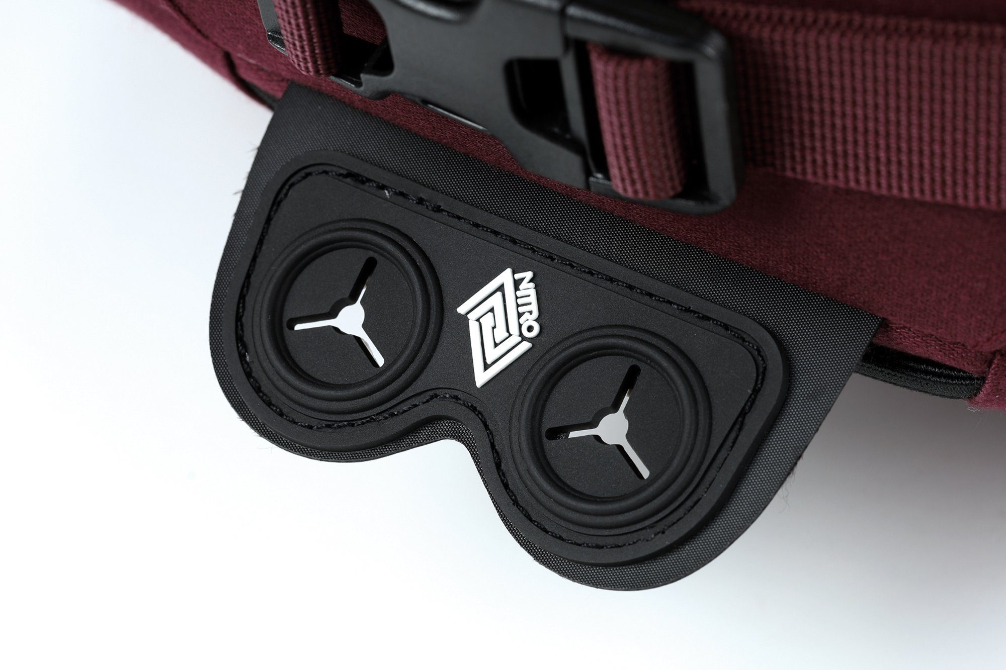 NITRO Trekkingrucksack Rover 14, Wine, speziell für den Wintersport konzipiert