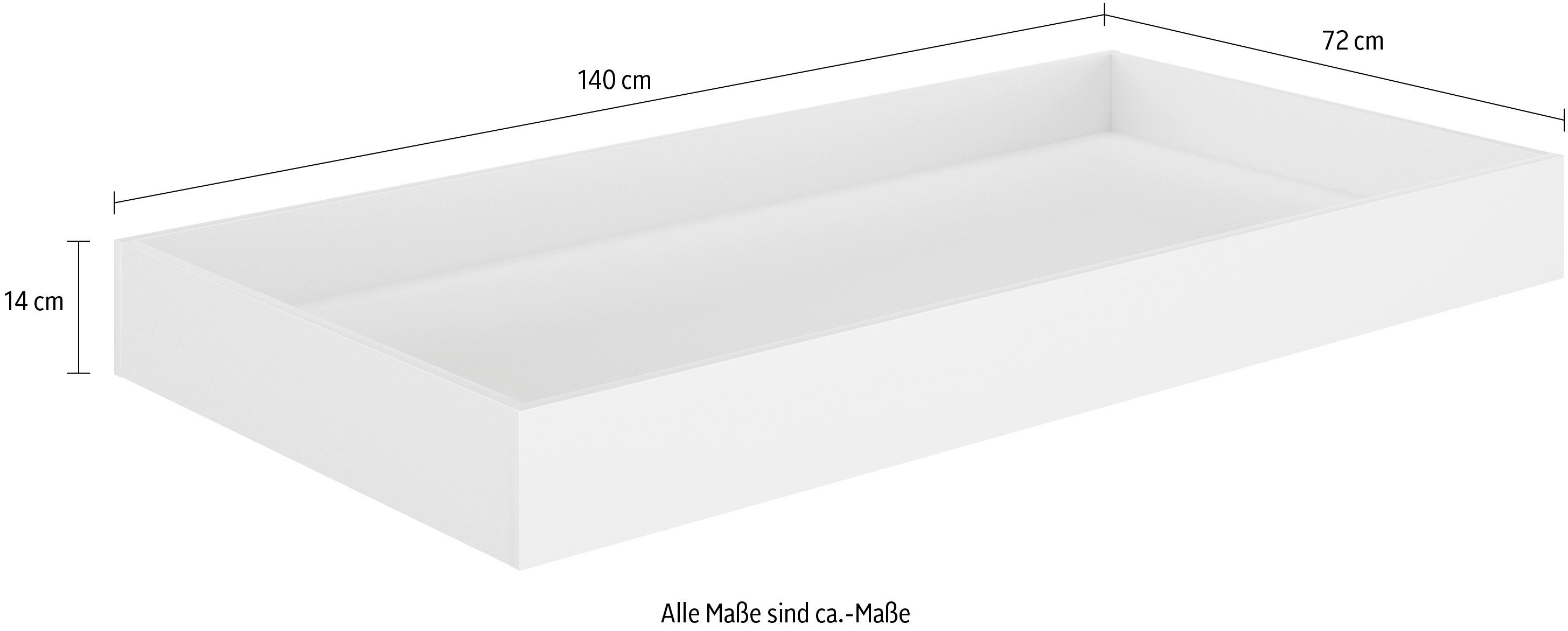 Galipette Bettschubkasten Arthur (1 St), Schublade mit Rollen für das Babybett