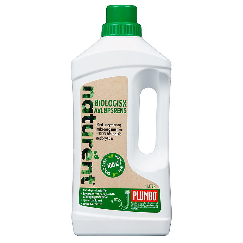 Plumbo Plumbo 1 l Naturent biologisk avløpsrens