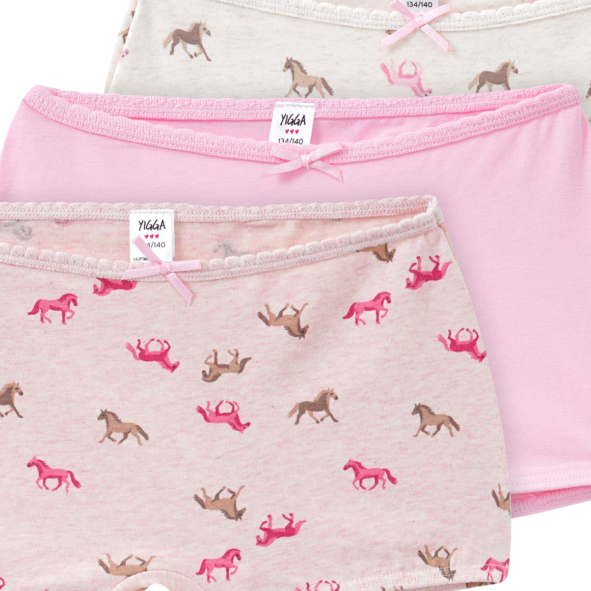3 Mädchen Pantys in verschiedenen Dessins