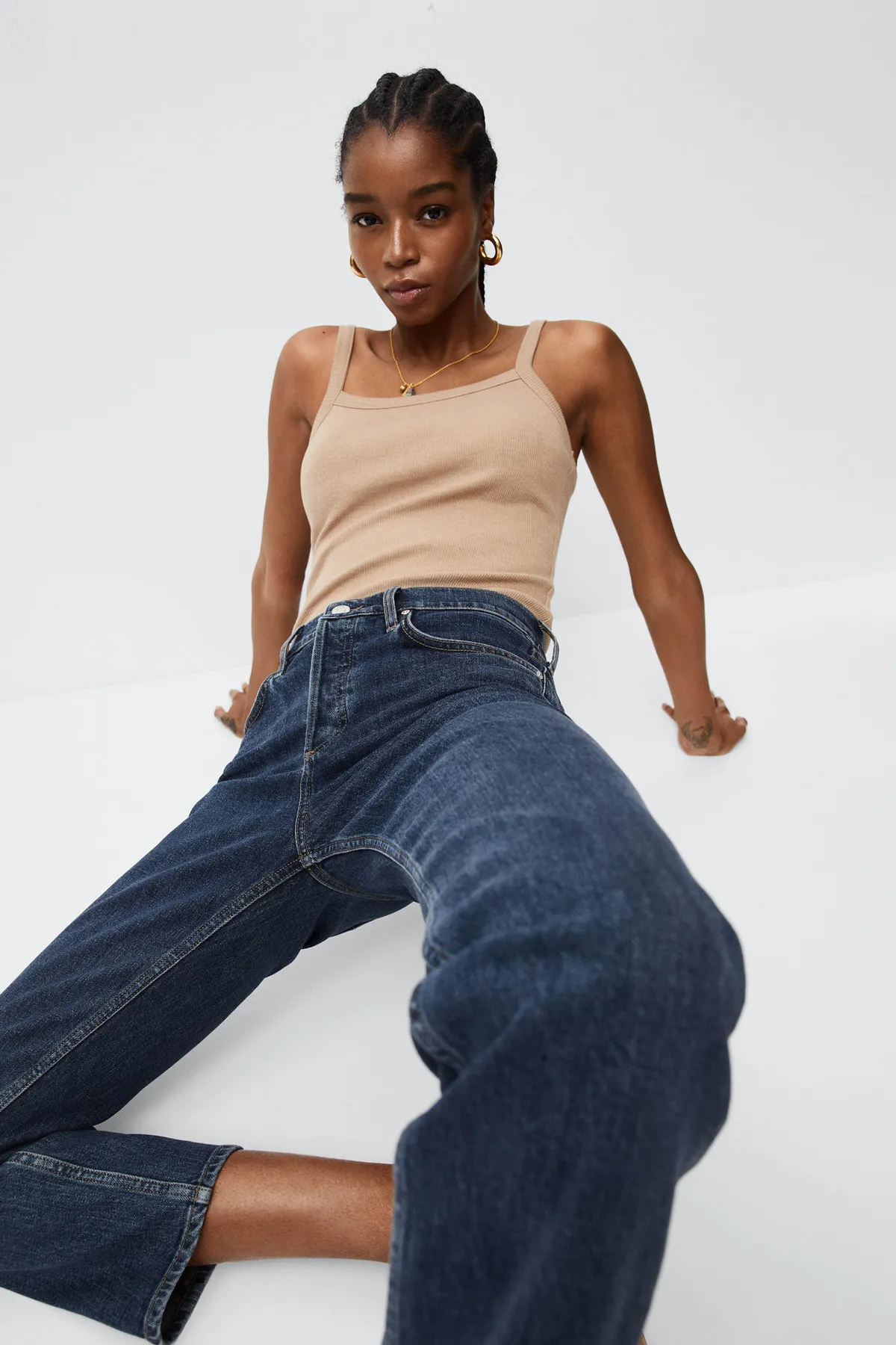 MANGO  Blaue Damenjeans 27011120