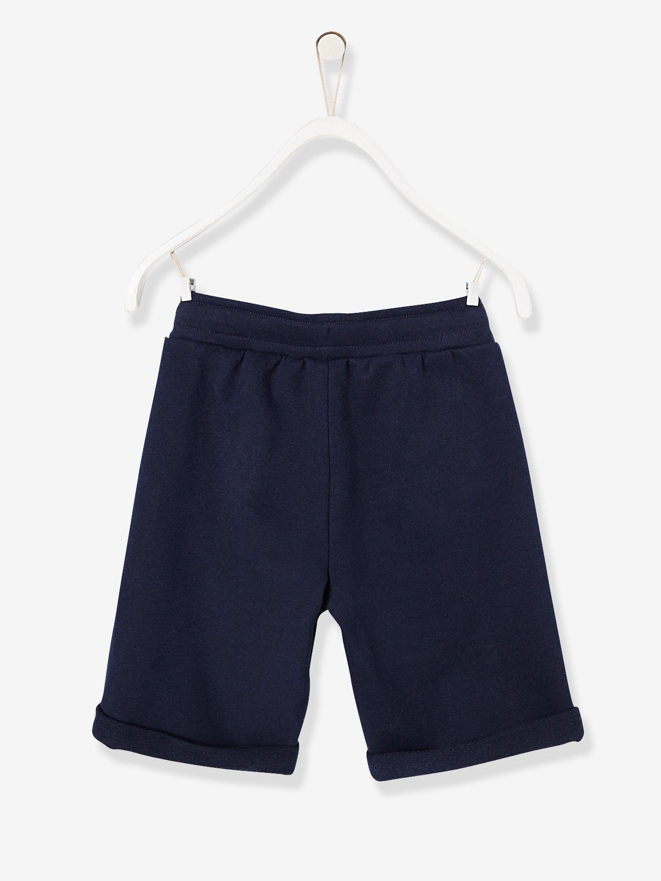 Vertbaudet Jungen Bermudas, Sweatware BASIC Oeko-Tex - anthrazit