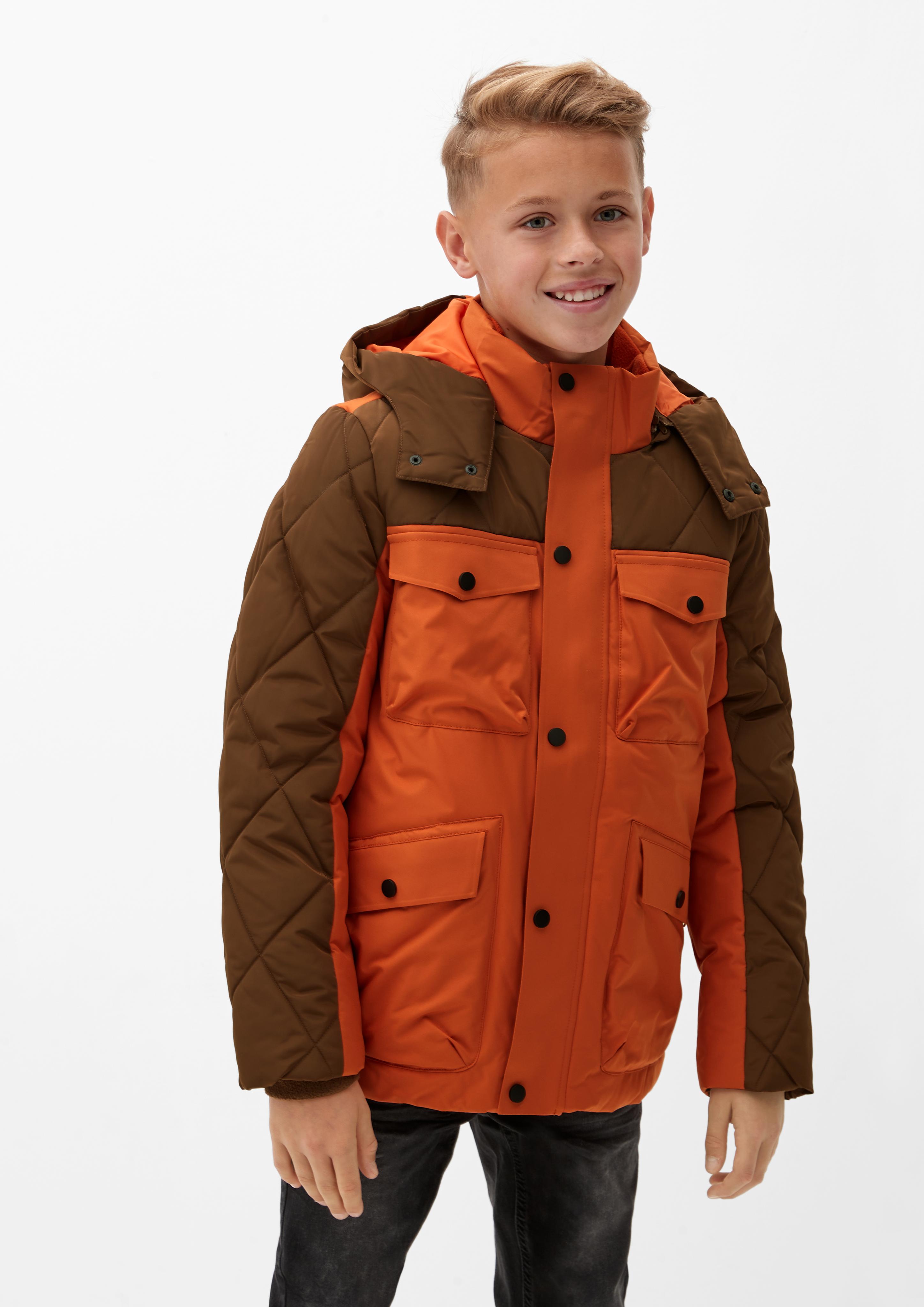 Gesteppte Jacke mit Fleece-Futter  2116540-8658