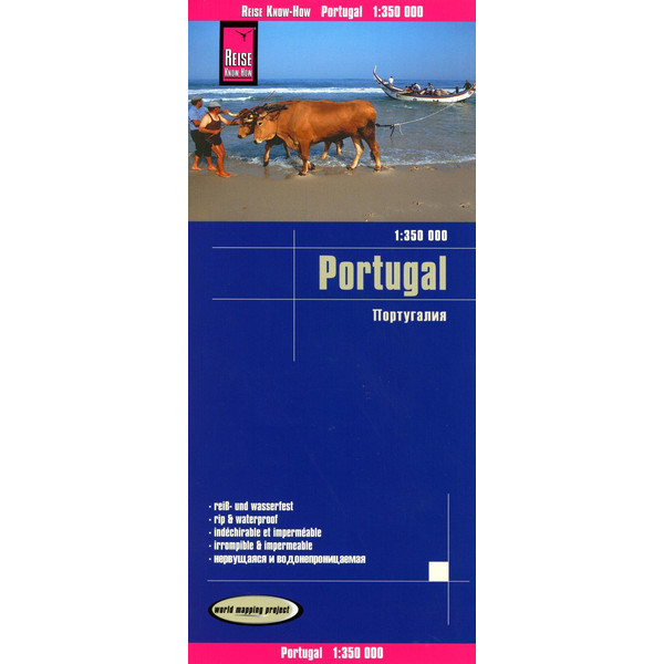 Reise Know-How Landkarte Portugal 1 : 350 000 - Straßenkarte