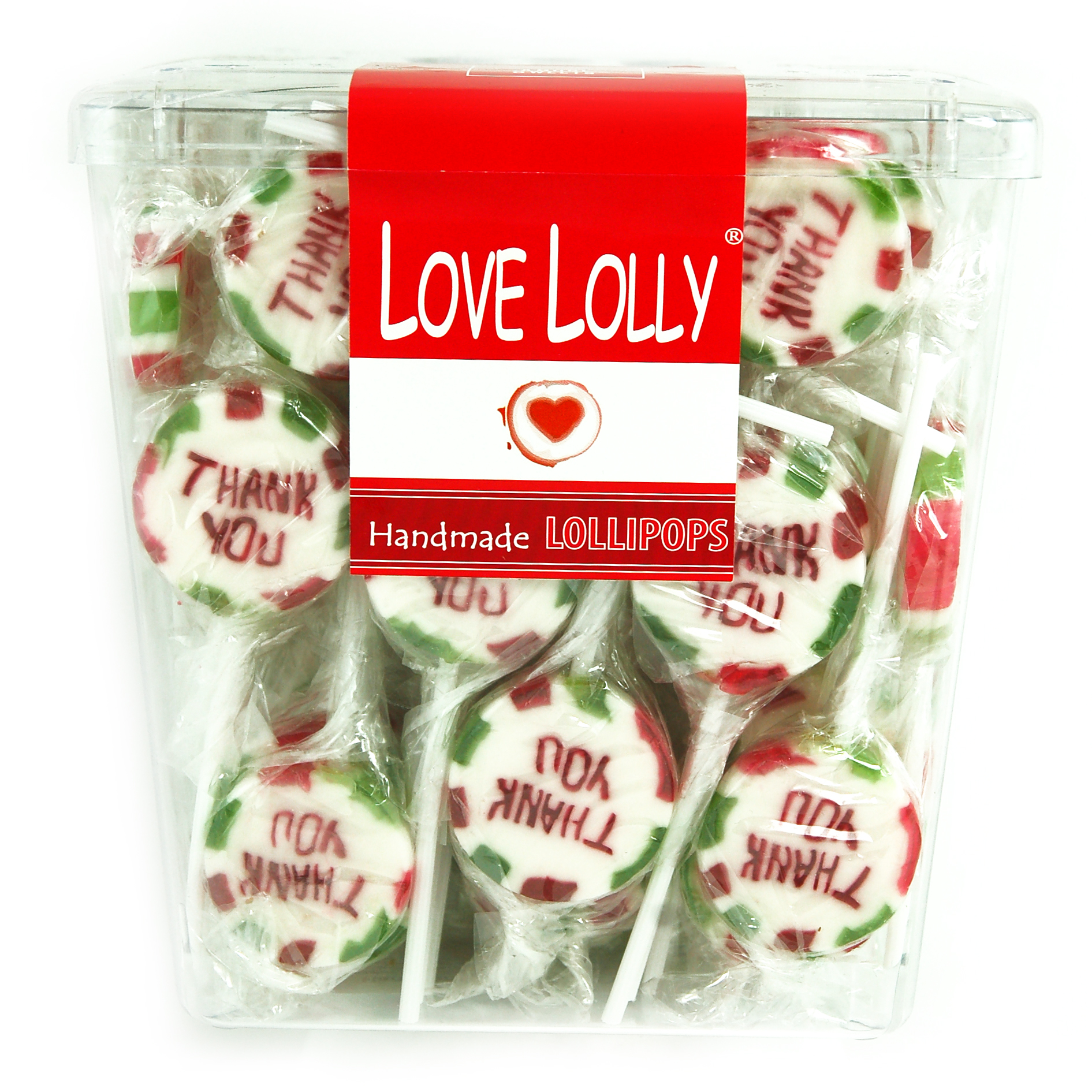 Amore Sweets Rocks Love Lolly Thank You 100×10g