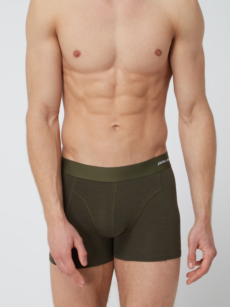 Trunks im 3er-Pack in olivgrün