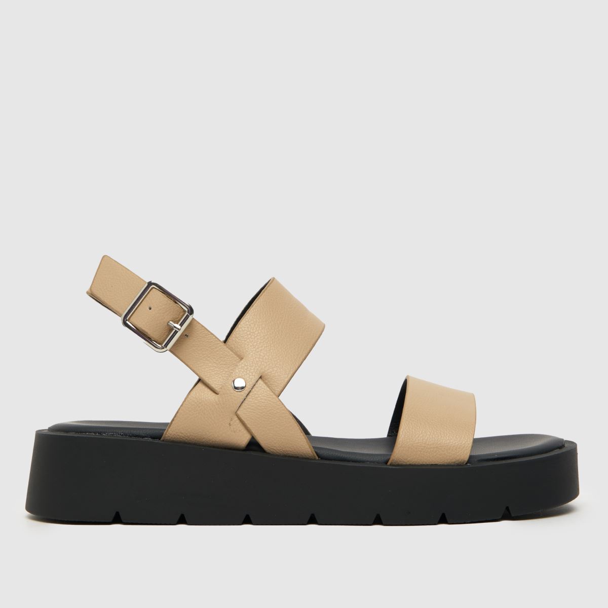 Masivní sandály Shoe Tayla v přírodní barvě