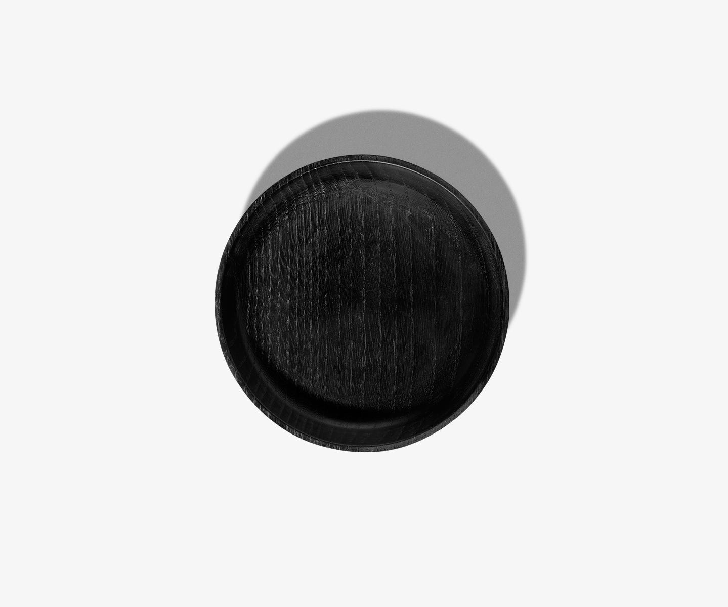 Plateau Ellipse noir - Petit modèle