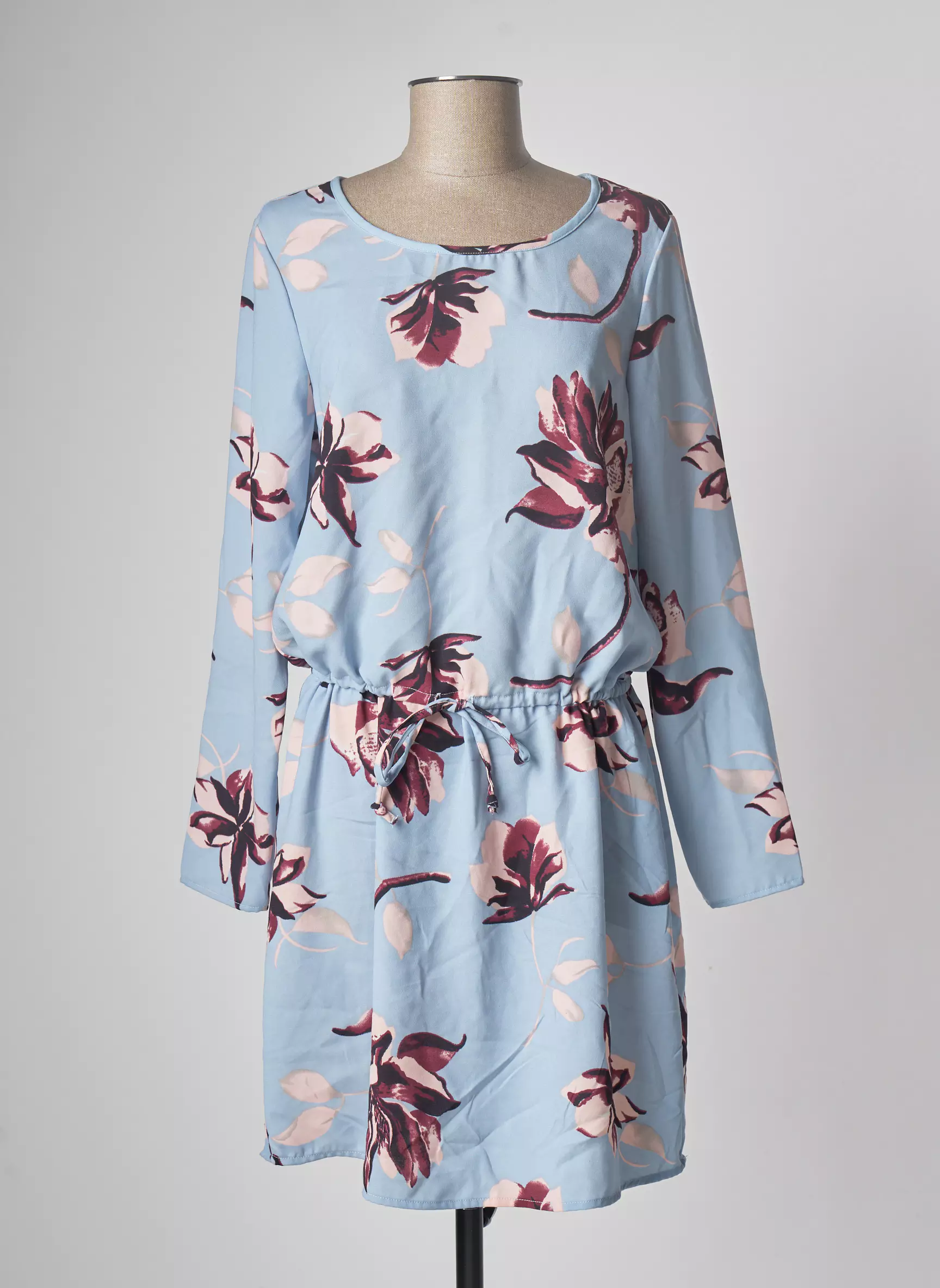 Only Robes Mi Longues Femme couleur bleu