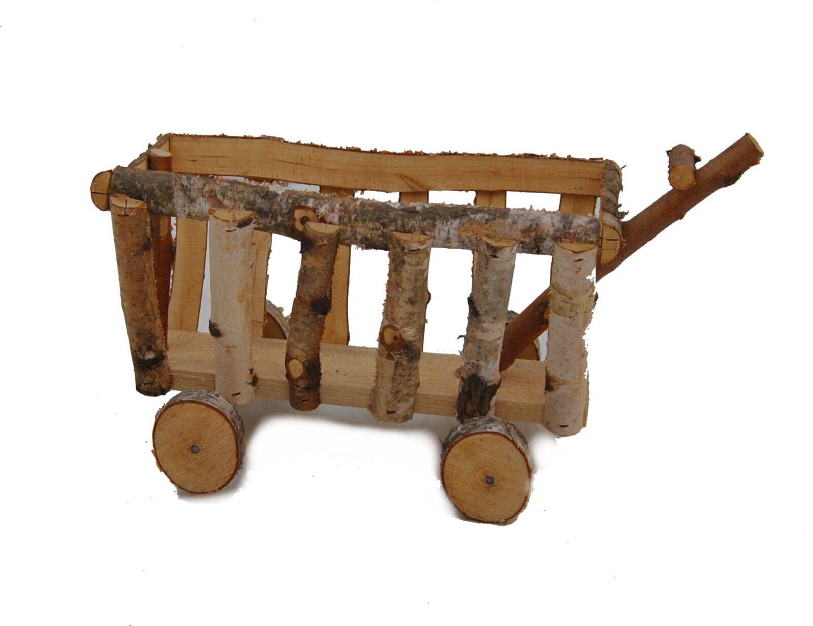 Ollesch Nager-Futterhaus FRIDA Futter- und Heuraufe aus unbehandeltem Birkenholz 45x20x20cm
