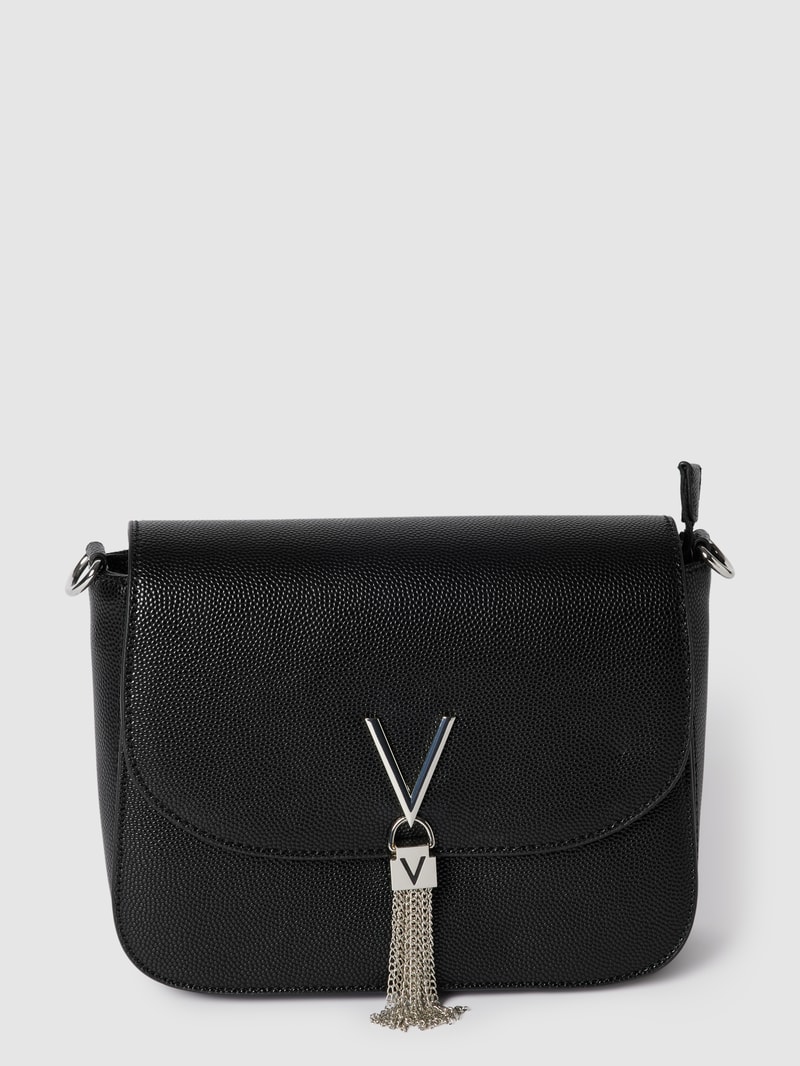 Handtasche in Leder-Optik Modell 'Divina' in schwarz